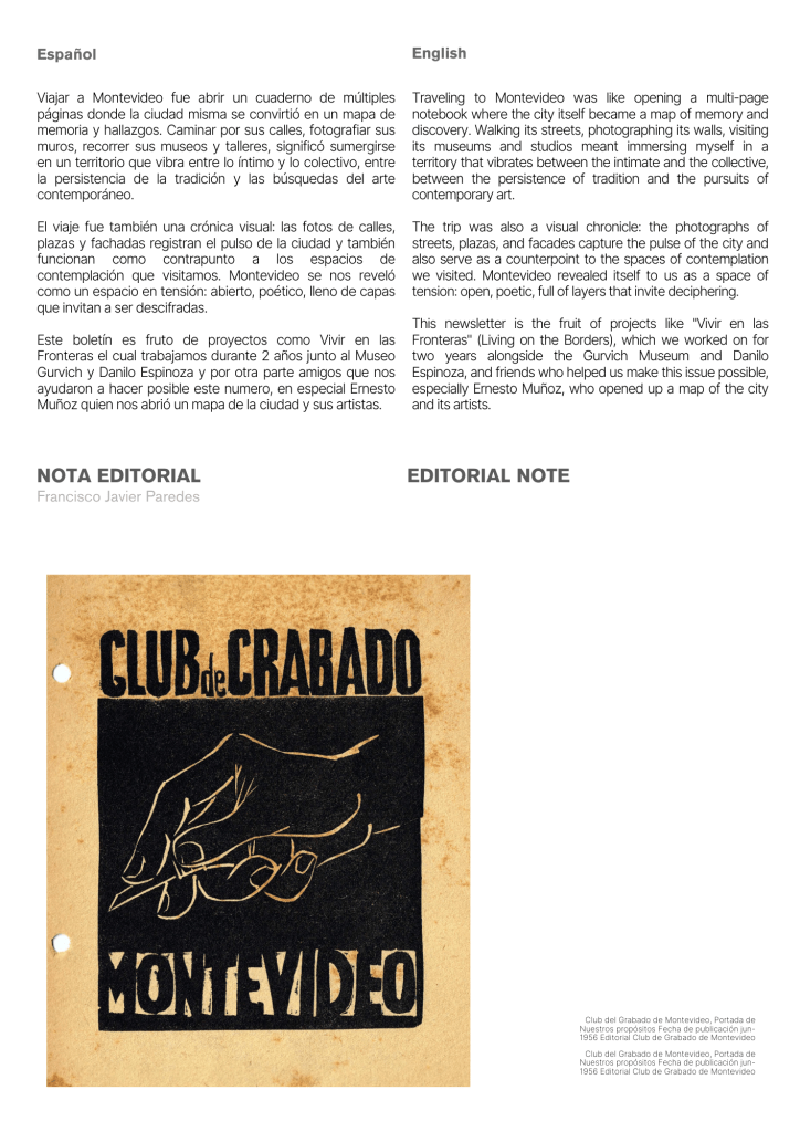 Nota Editorial Especial Montevideo